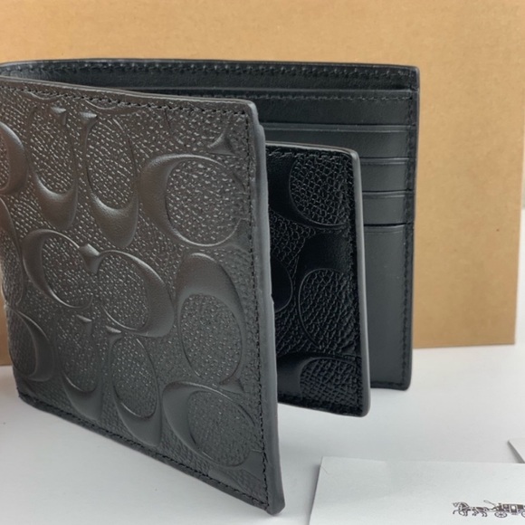 Coach Other - NWT Coach Men’s 3-in-1 Black Wallet